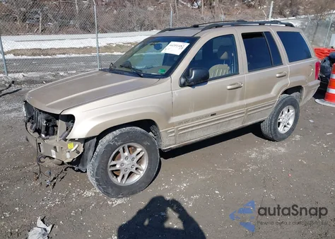 2000 Jeep Grand Cherokee Limited z USA, uszkodzony, nr VIN 1J4GW58N9YC277664